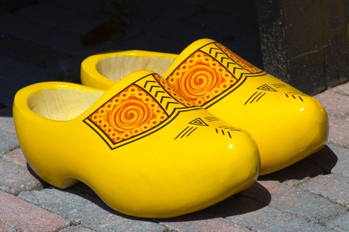 around the shoe
