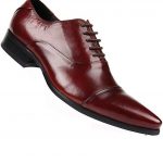 Choosing Leather Shoes in Red-Brown