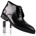 Dress Boot Leather Shoe for Men