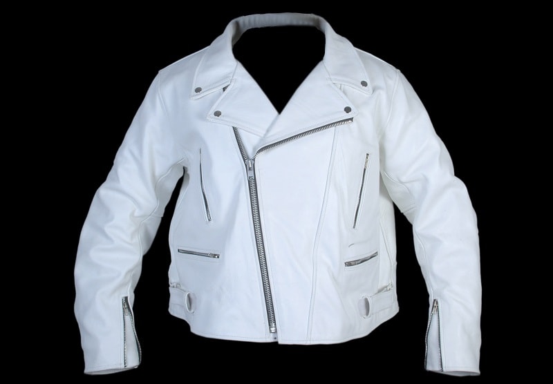 White Leather Jacket