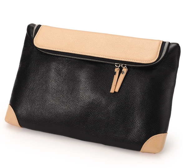 leather clutch