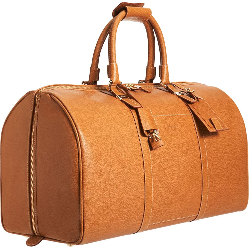 leather duffle bag