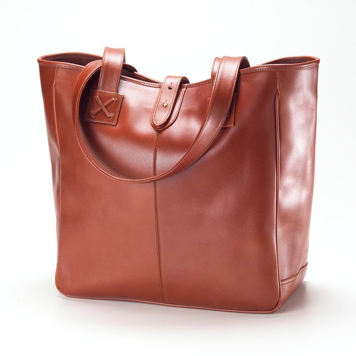 leather tote bag