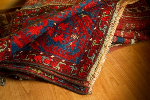 silk rug