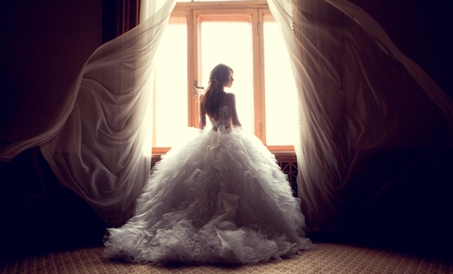 wedding gown