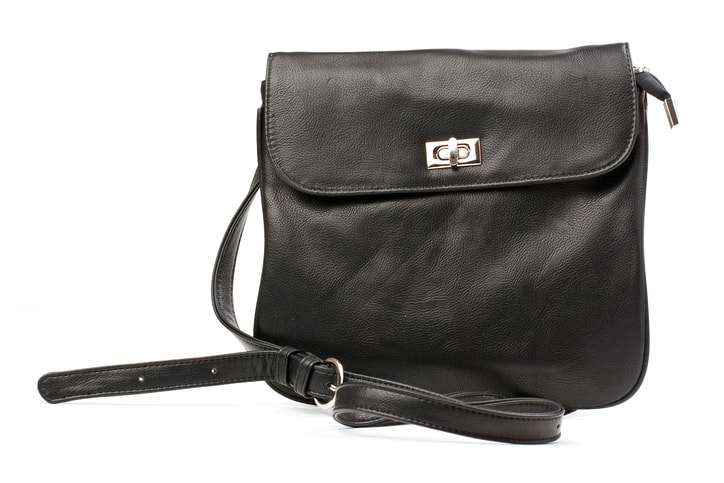 Leather cross body bag