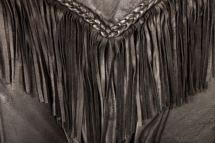 Leather fringe