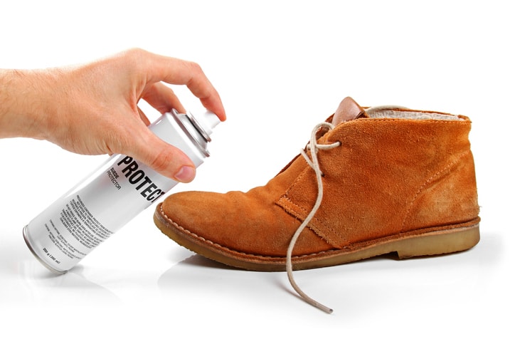 Orange Spray Paint - shoe dye spray for leather shoes and boots