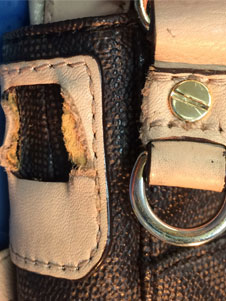 Purse handle repair before and after image 5