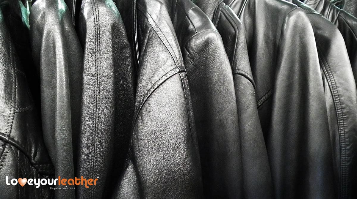 Black leather jacket cleainig toronto