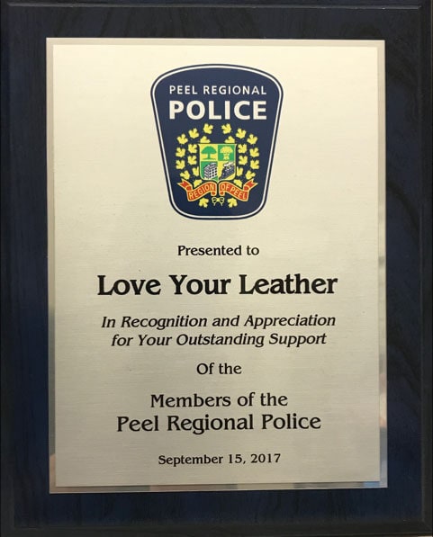 Leather cleaning for toronto police big