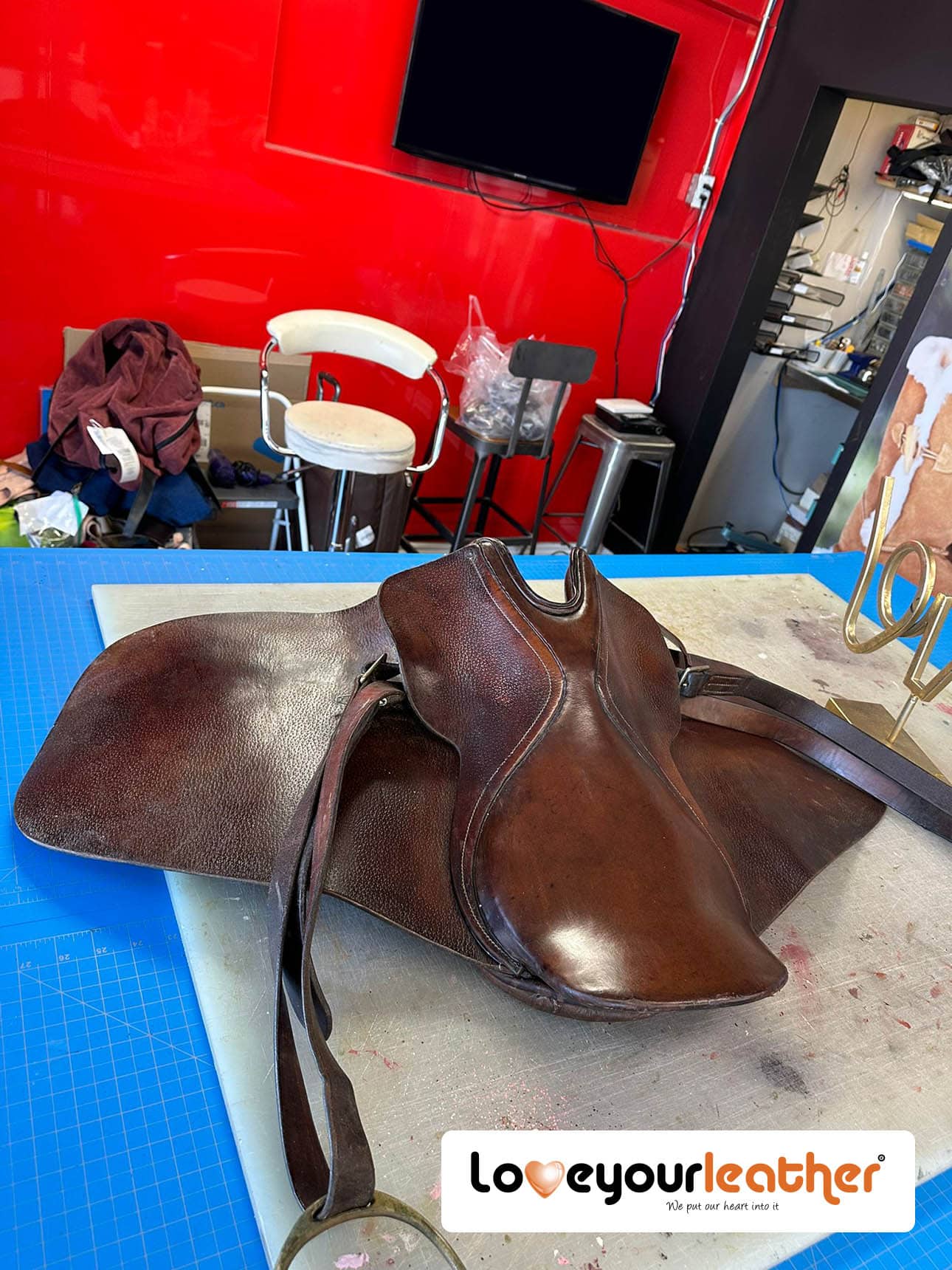 Leather Saddle Cleaning, Conditioning, Repairs
